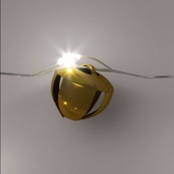 2 NWT Sets LED Fairy White Poms Bells Threshold Christmas decor lights holidays - Picture 6 of 8